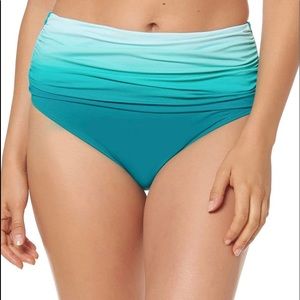 Bleu by Rod Beattie High Waist Ombre swim bottoms